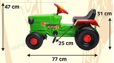 Šlapací traktor - malý