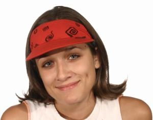 Vázací čelenka s kšiltem skořicová INFIT