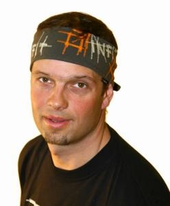 BIKER čelenka na suchý zip khaki INFIT