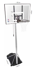 Basketbalový koš NBA SILVER PORTABLE Spalding