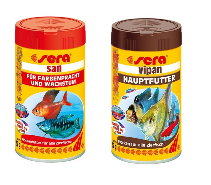 Sera startovací set vločkového krmiva 2 x 1000 ml