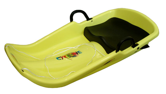 Acra Cyclone plastový bob A2036 - žlutý