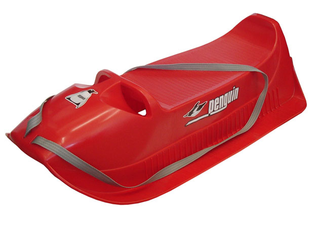 Plastové sáňky Pinguin Alfa - červené