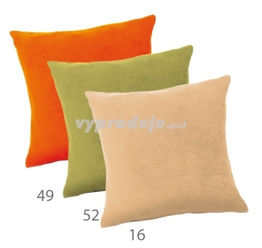Dekorační potah na polštář 40 x 40 cm Kašmírový dotek Matex - khaki