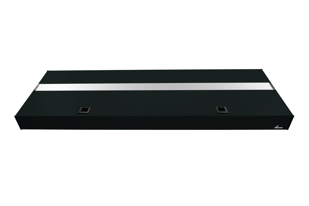 hliníkový kryt 100, 120, 150, 160, 200_Černý